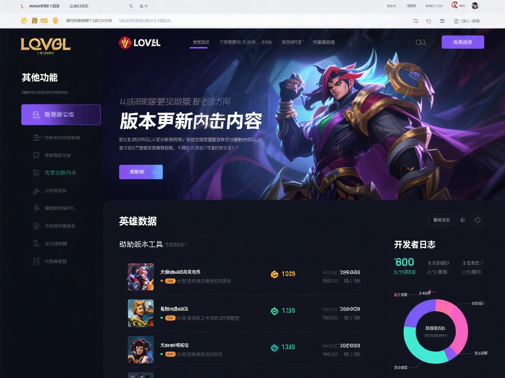 访问LOL官方网站,获取最新版本更新资讯 官网首页的其他实用功能
除了版本更新内